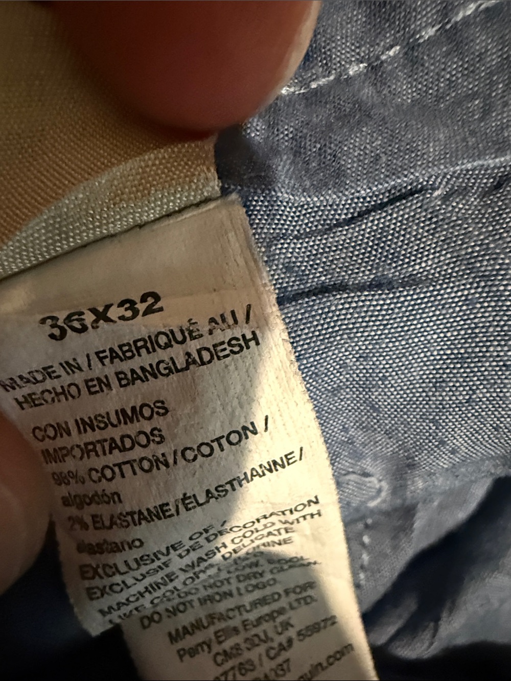 Original Penguin Men's Navy Blue Chinos - Picture 4 of 8
